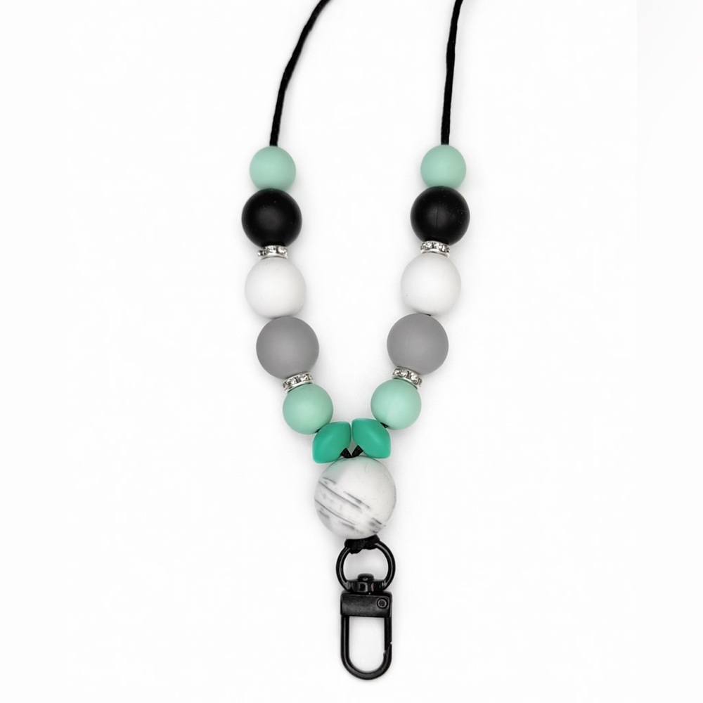Silicone Beaded Lanyard